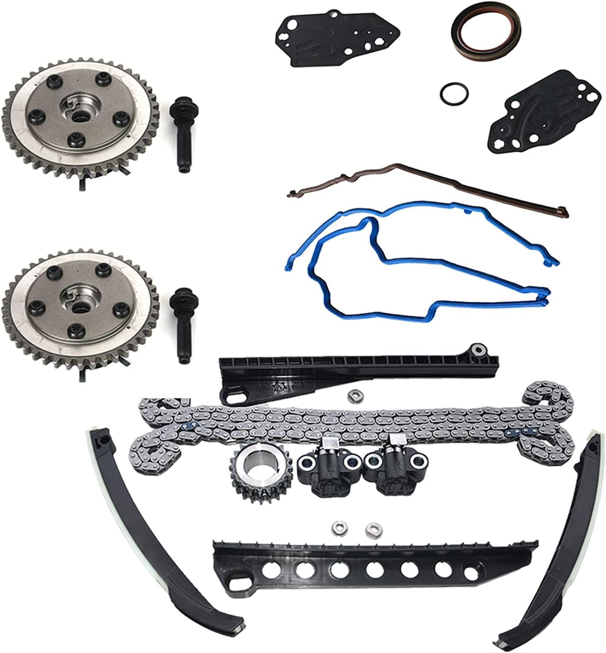 Variable Camshaft Timing Cam Phaser Kit with VCT Solenoids 4.6L 5.4L 3V Engine V522