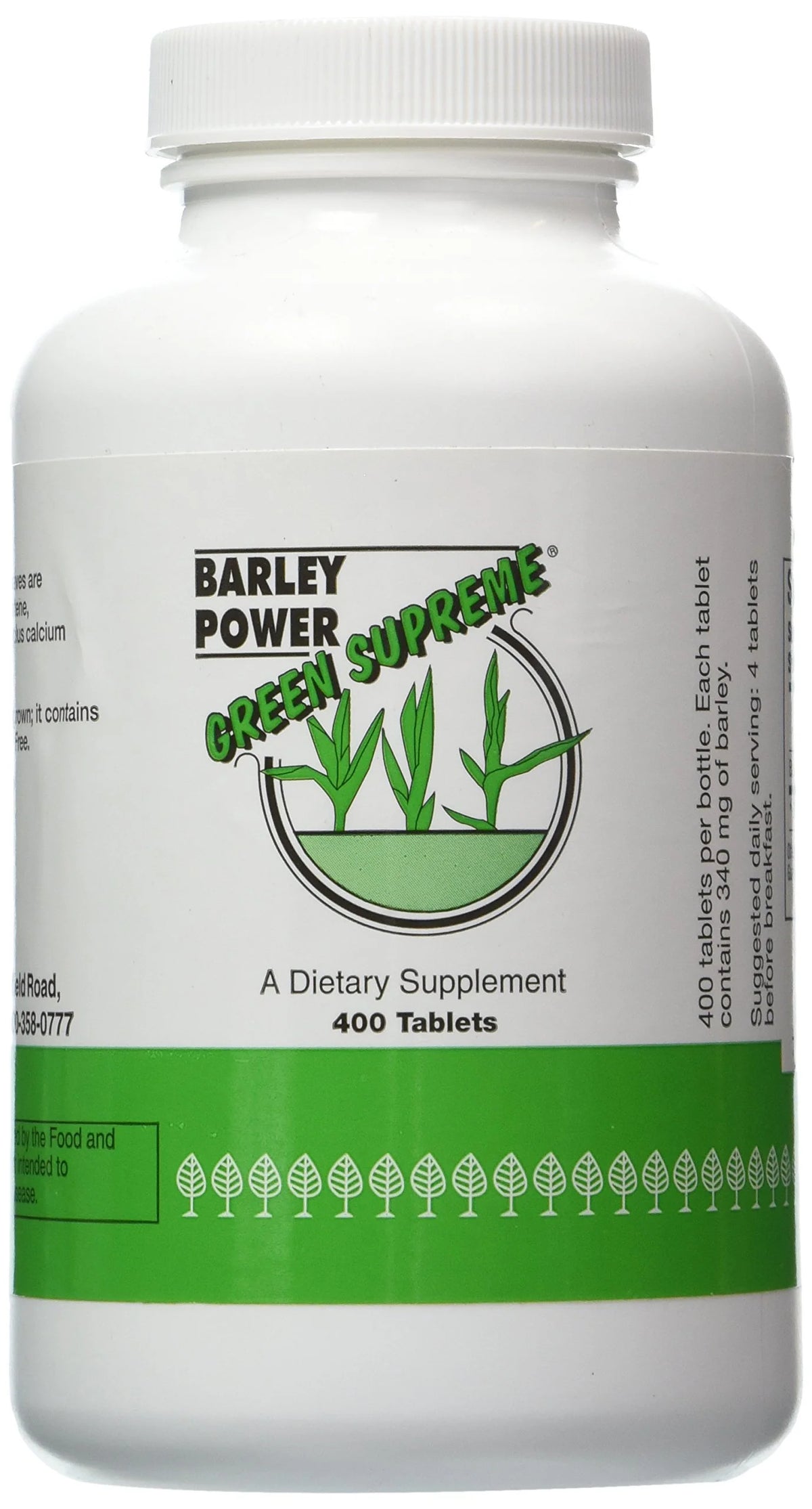 Barley Power 400 Count Tablets T924