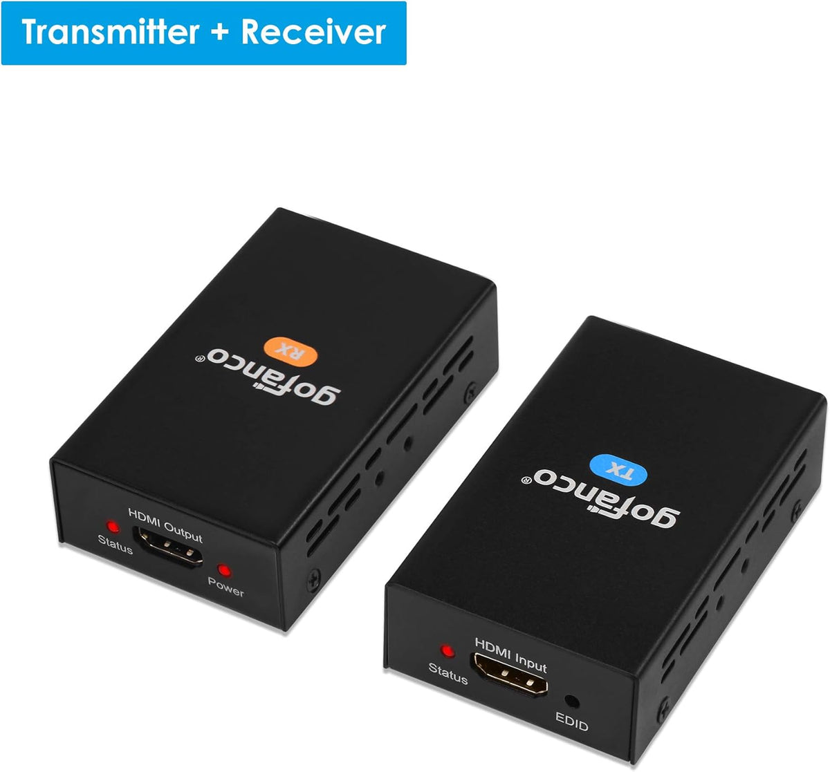 HDMI Extender Over CAT5e/6 165ft 1080p Transmitter and Receiver Balun Kit K1373