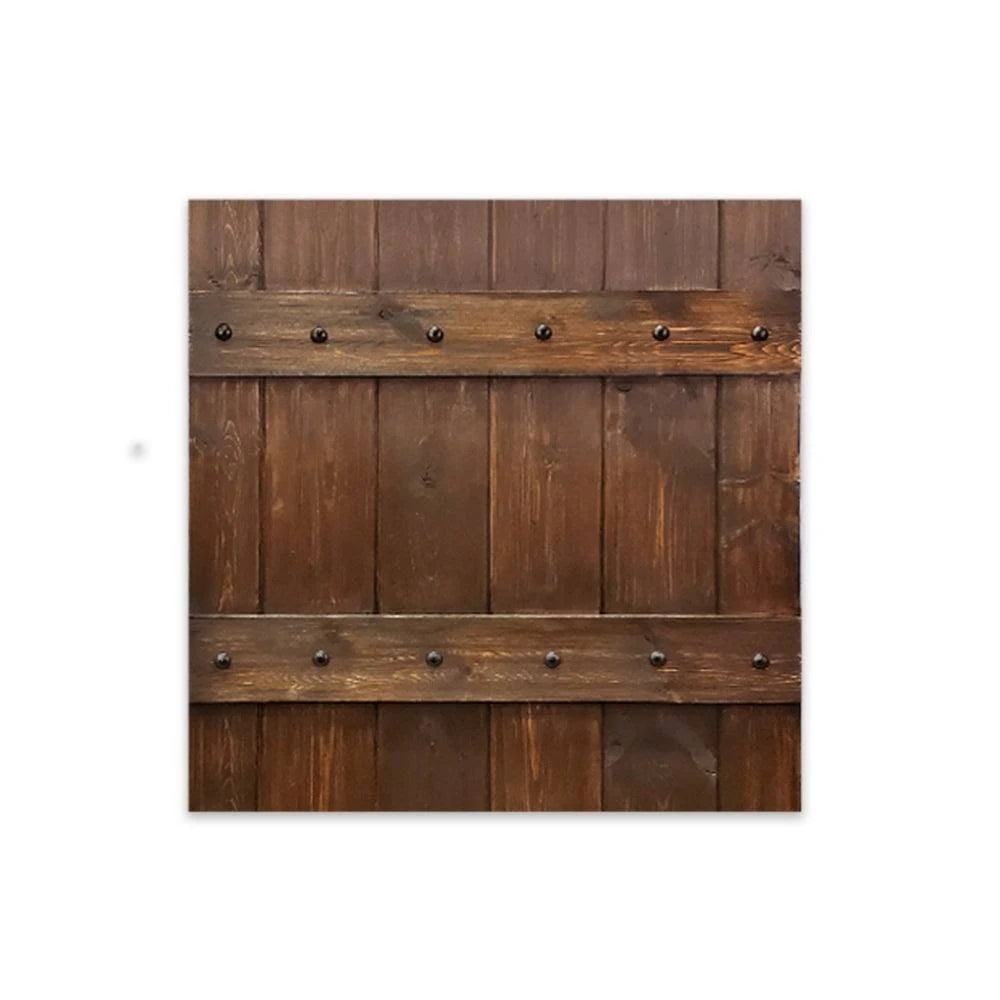 Walnut Stained Solid Wood Barn Door C138727