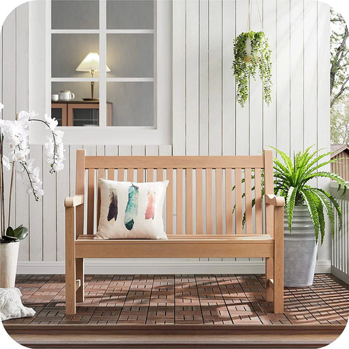 2-Person All-Weather Poly Lumber Outdoor Bench U502463