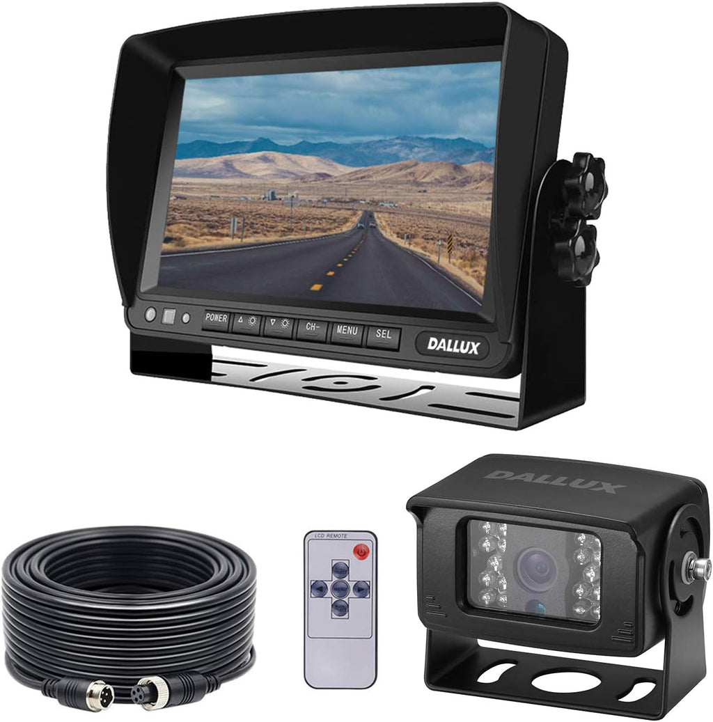 7 inch Monitor Backup Camera Kit with 4 PIN Camera Cable G6009