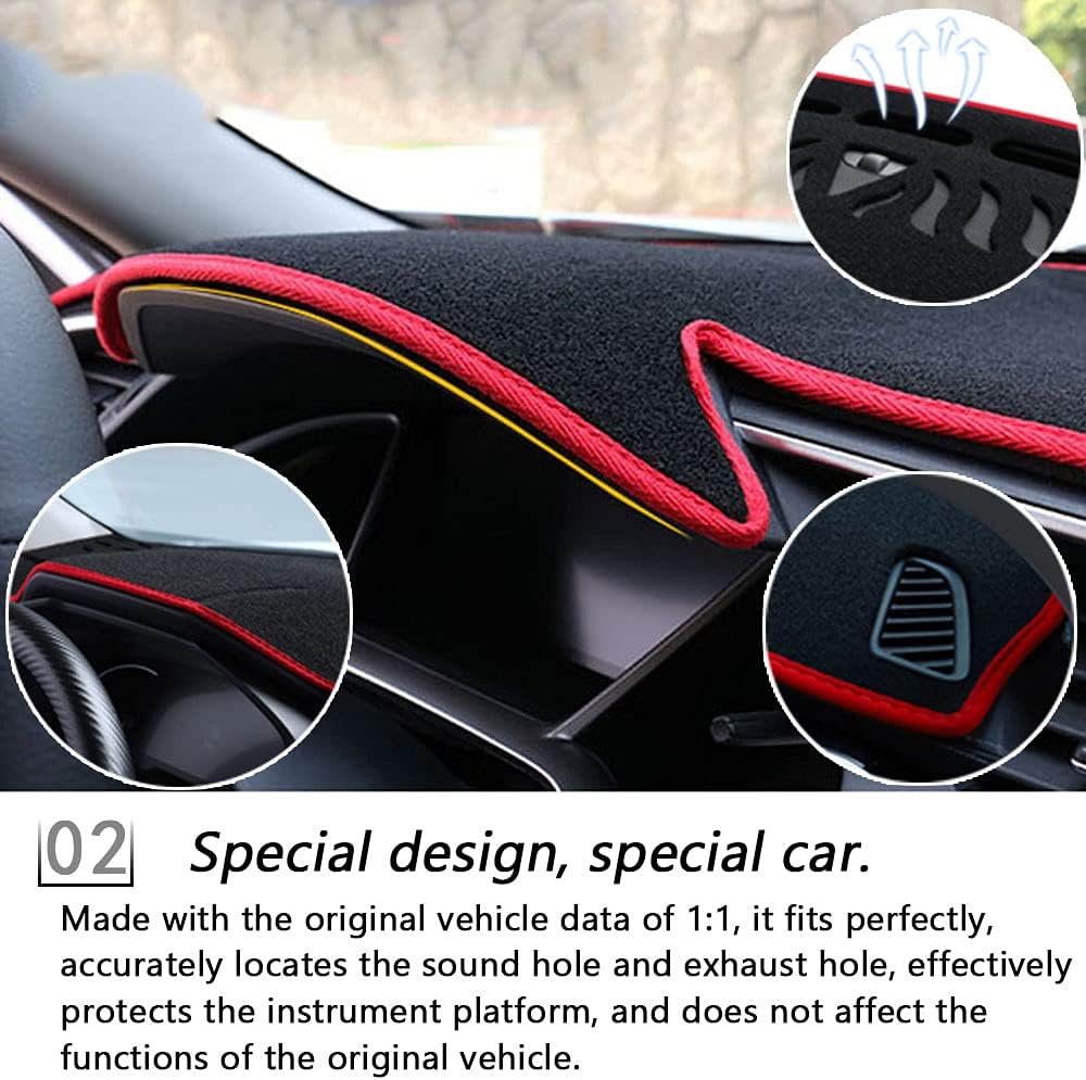 Dashboard Cover Mat Car Dash Board Interior Accessories O9635