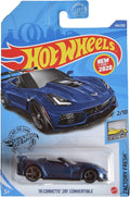 Blue 144/250 Hot Wheels Corvette ZR1 Convertible W22757