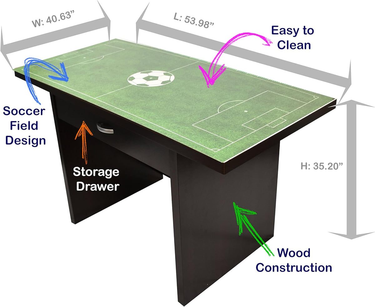 Kids Soccer Fan Desk with Drawer X3043