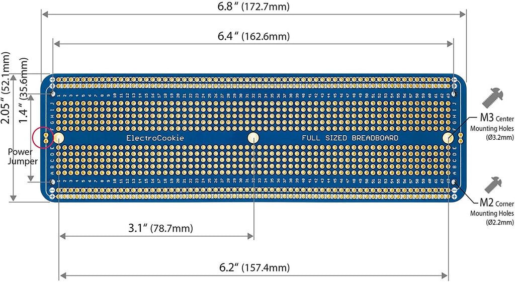 Solderable Breadboard PCB Board A9777