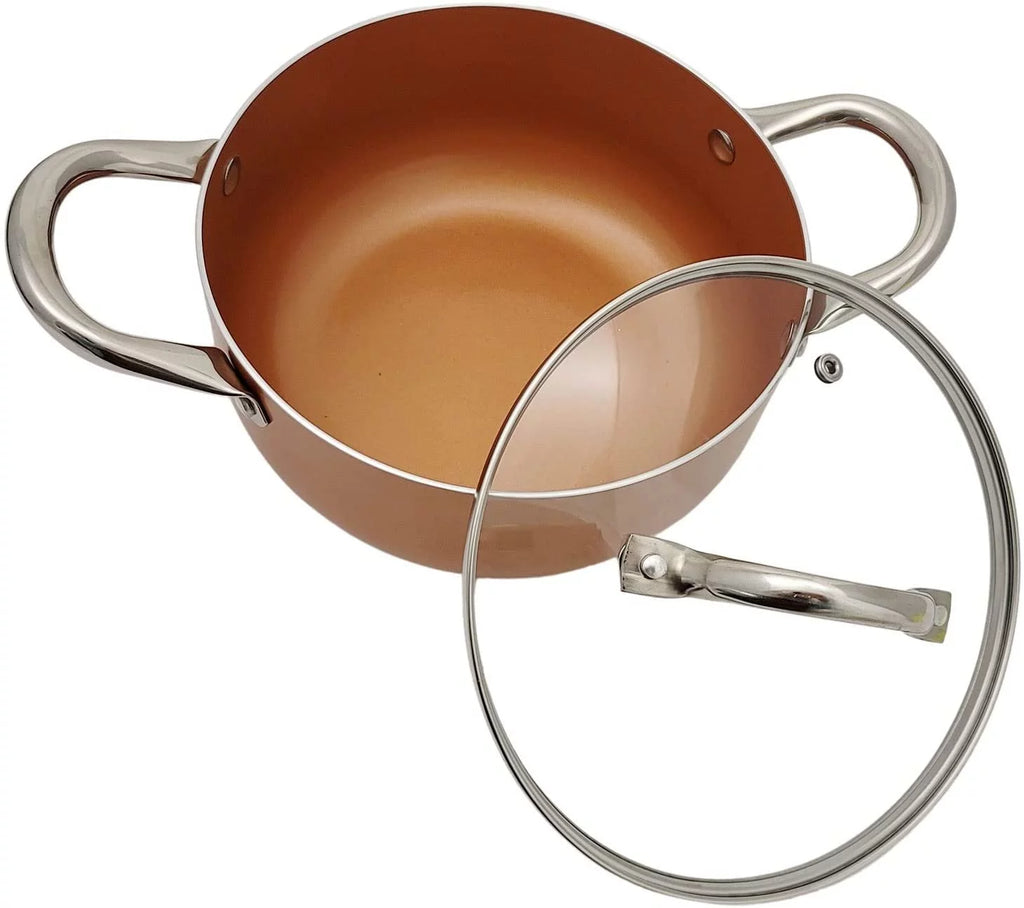 Nonstick Copper Ceramic Dutch Oven 5 Qt Z3752