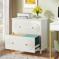 Gray 2-Drawer Wooden File Cabinet Q6888