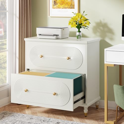 Gray 2-Drawer Wooden File Cabinet Q6888