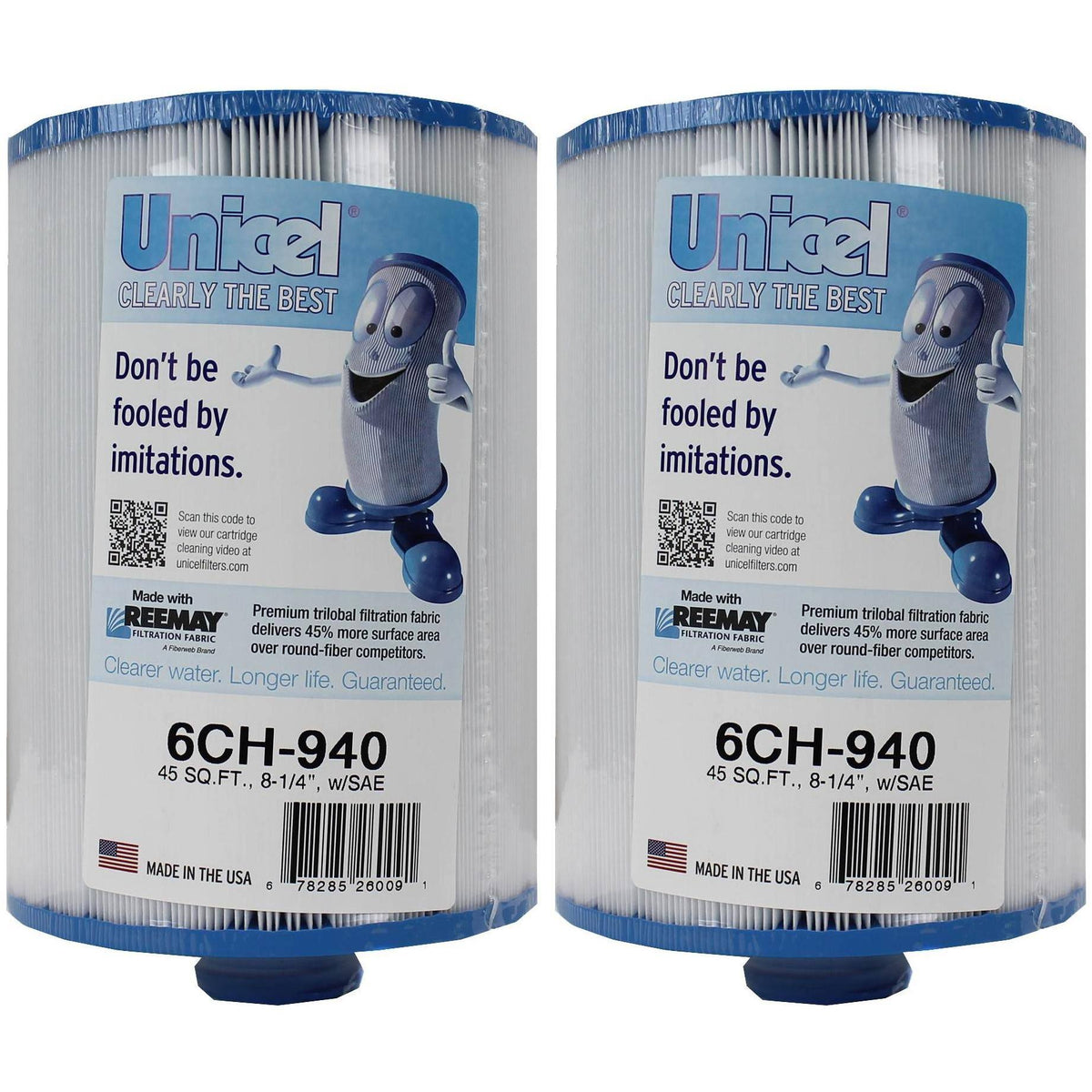 Hot Tub and Spa Filter Replacement Cartridge 2 Pack S950064