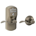 Antique Pewter Accent Keypad Lever with Plymouth Trim K469483