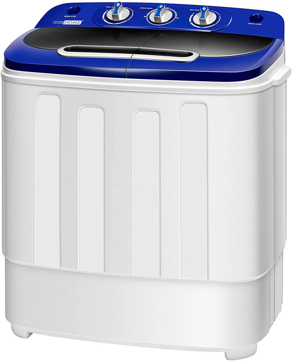 Portable 13.5Lbs Twin Tub Mini Clothes Washer with Drain Hose T780