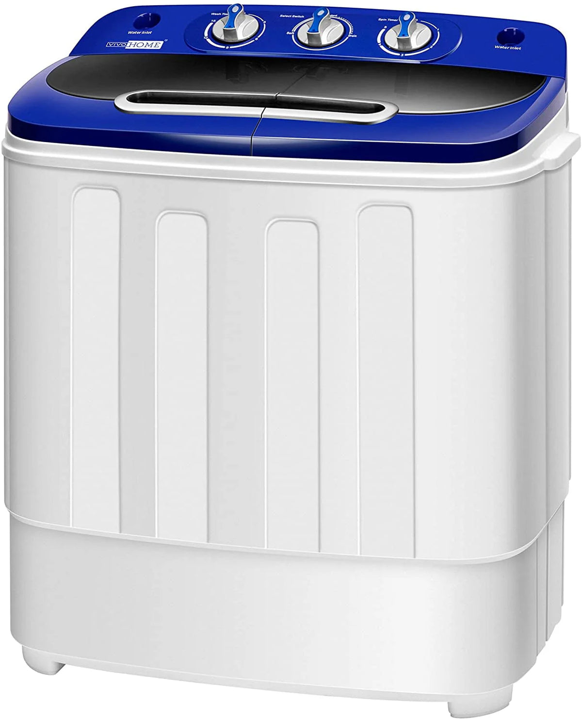 Portable 13.5Lbs Twin Tub Mini Clothes Washer with Drain Hose T780