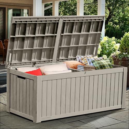120 Gallon Resin Outdoor Storage Box I4037
