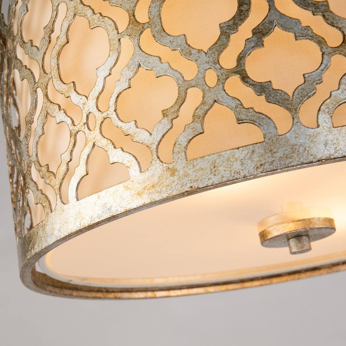 Silver Flush Mount E141