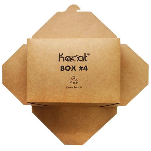 Kraft Fold-To-Go Boxes, 110 oz, Case of 160 N35158