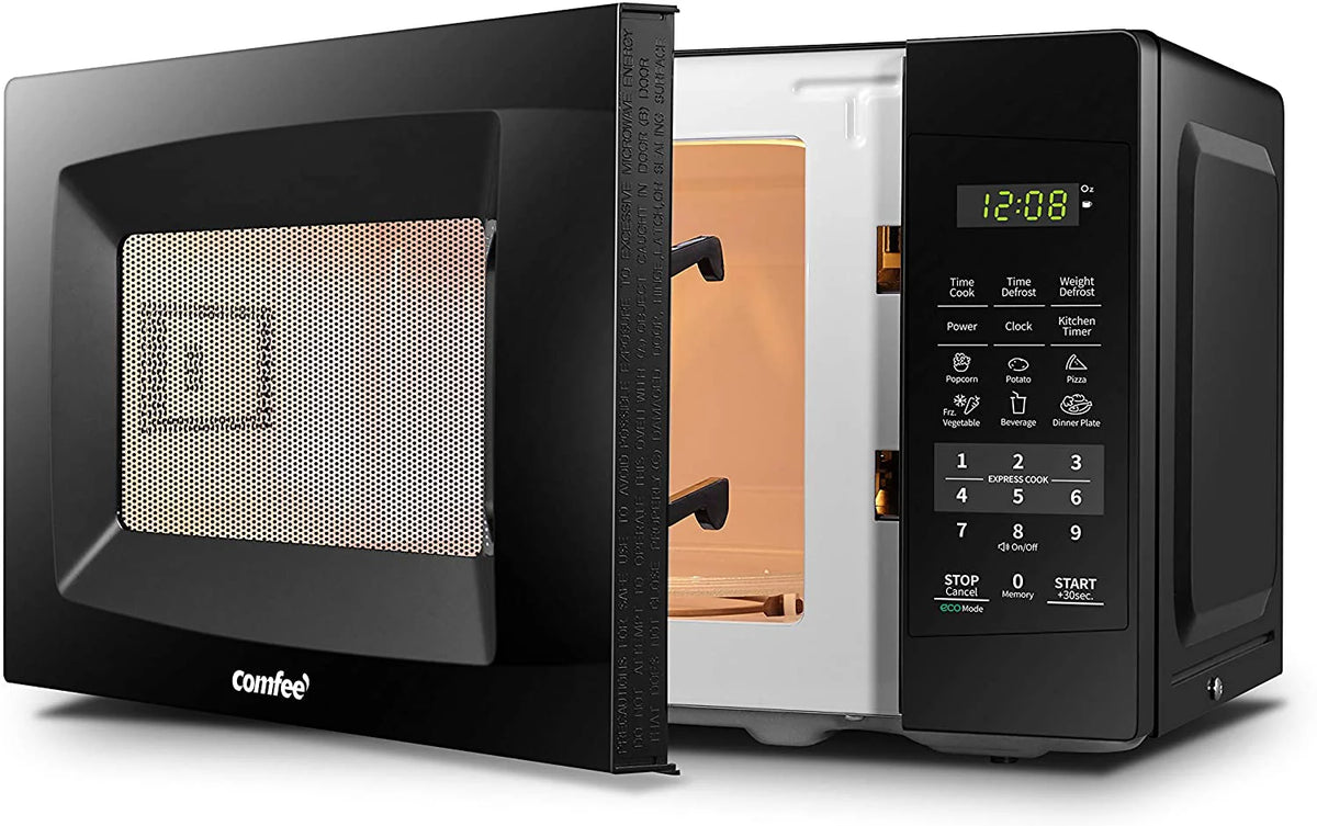 0.7cu.ft 700W Black Countertop Microwave Oven B129907