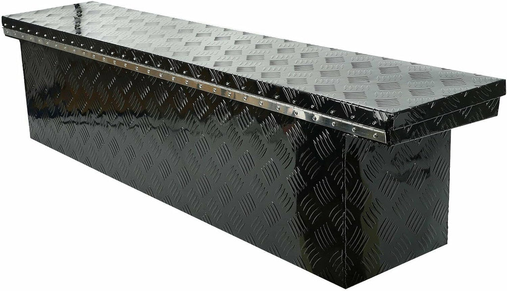Black Aluminum Pick Up Truck Bed Tool Box Z59444