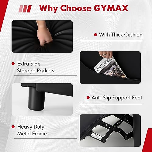 Red Massage Gaming Recliner with Bluetooth Speaker N6026