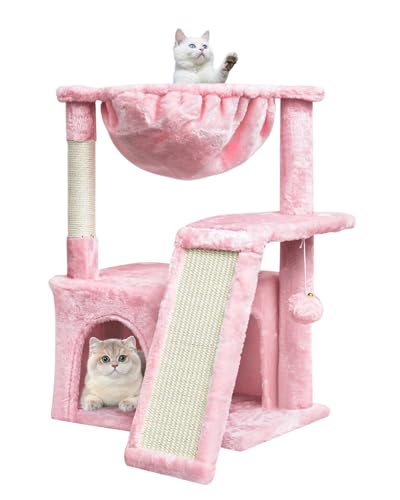Light Grey Cat Tree with Scratching Posts B28278