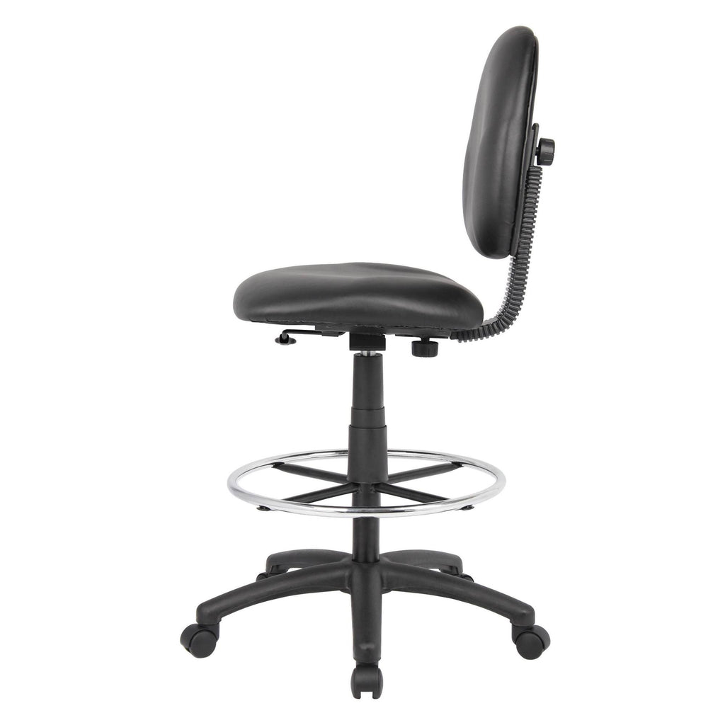 Black Drafting Stools with Footring V3665