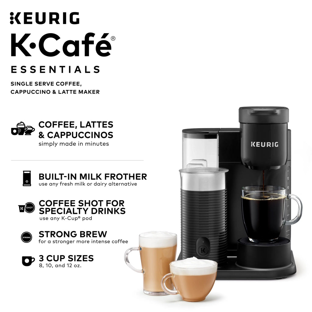Single Serve K-Cup Pod Coffee Maker, Black A801