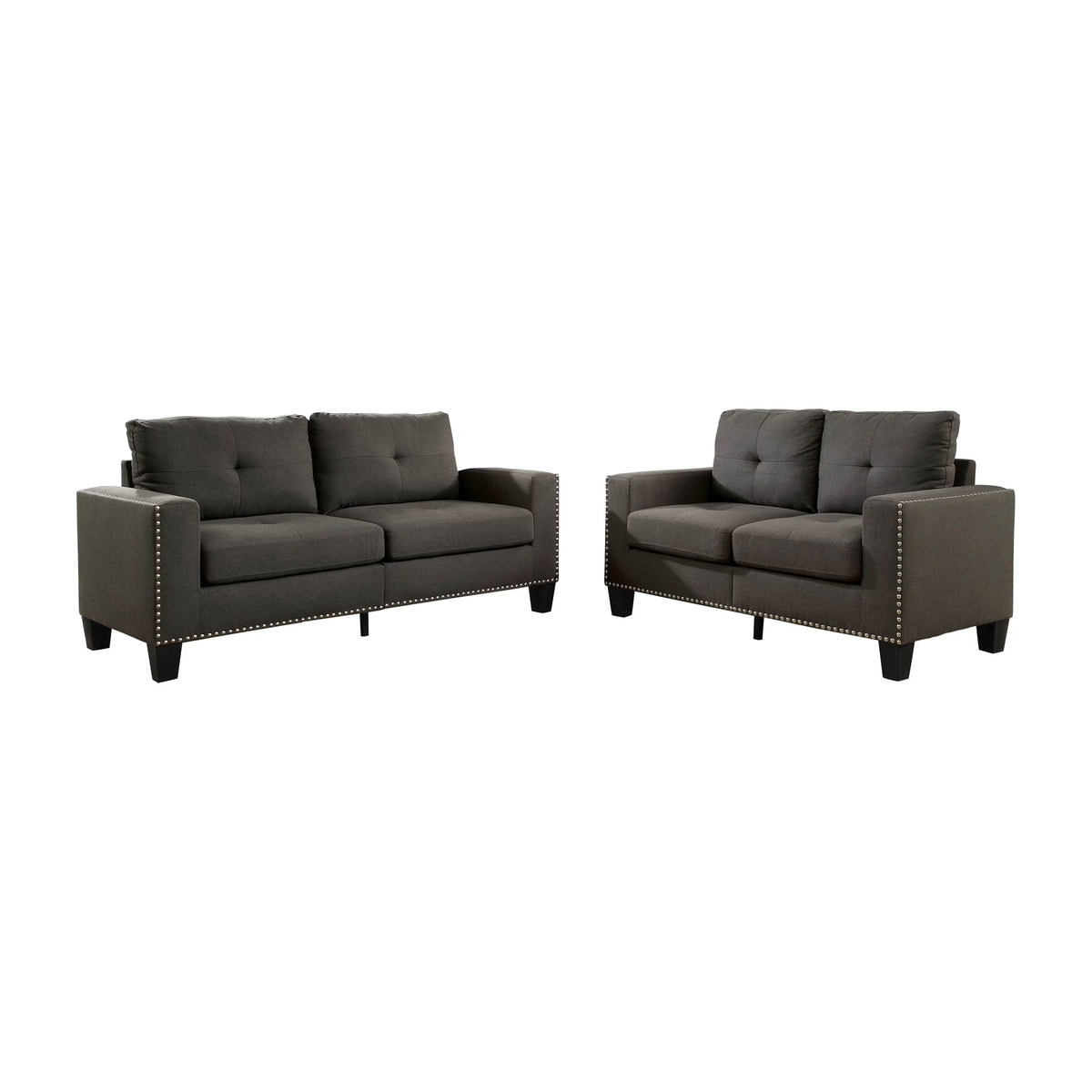 Gray 2-Piece Sofa Set R491