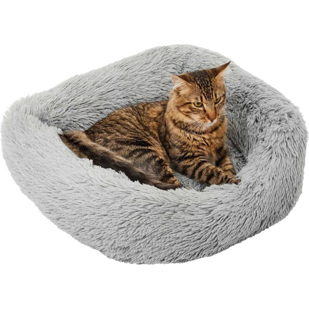 Orthopedic Rectangular Bolster Cat Dog Bed with Removable Cover R505