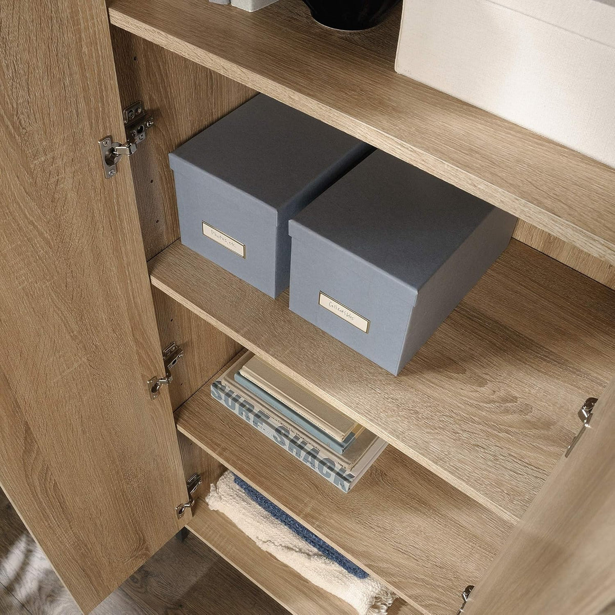 Storage Cabinet, Charter Oak Finish Q8965