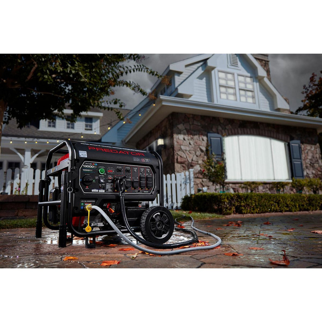 13,000 Watt Tri-Fuel Portable Generator with Remote Start A71188