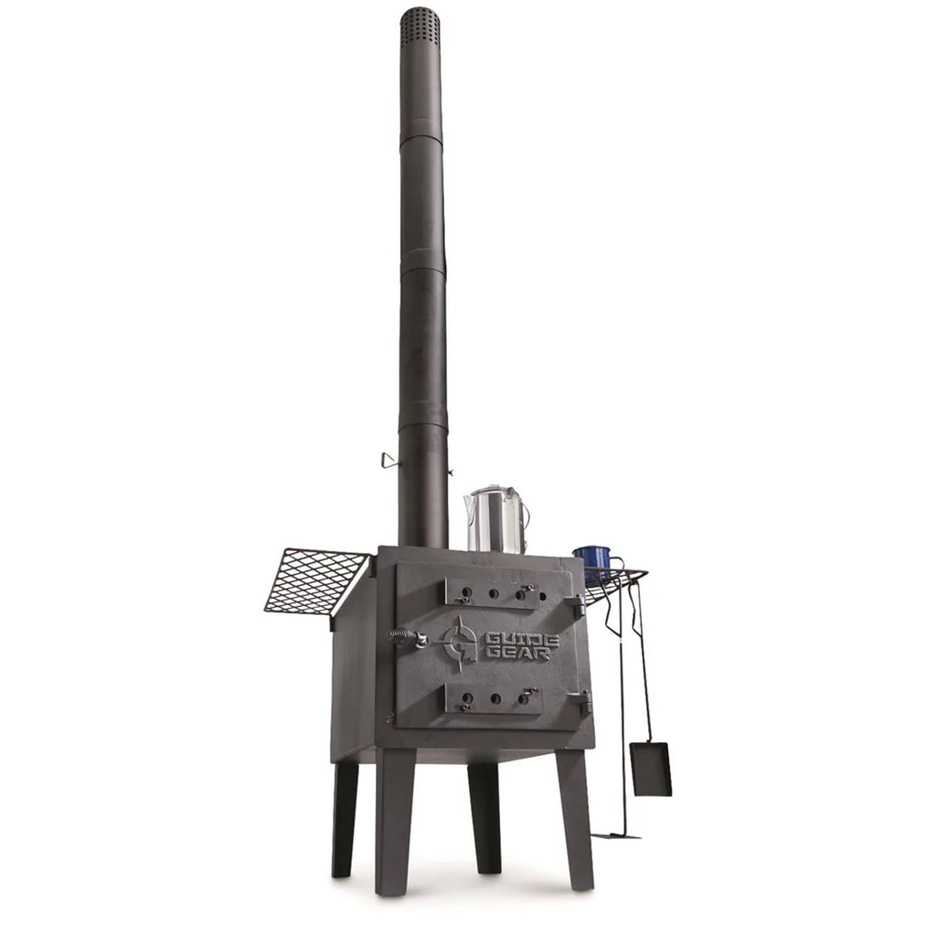 Large Outdoor Wood Burning Stove with Chimney Pipe K296017