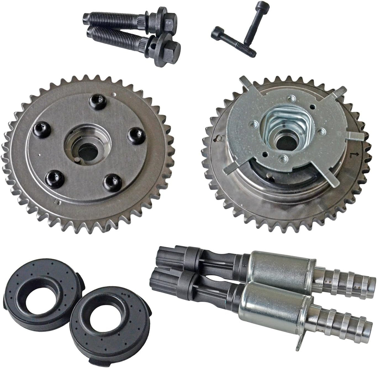 Variable Camshaft Timing Cam Phaser Kit with VCT Solenoids 4.6L 5.4L 3V Engine V522