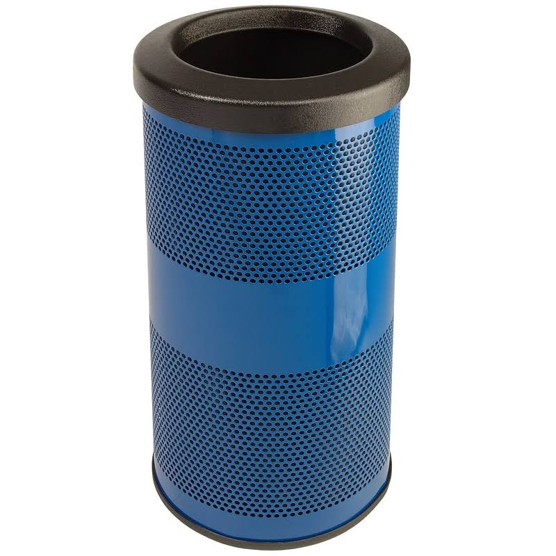 10 Gallon Perforated Metal Trash Can G67900
