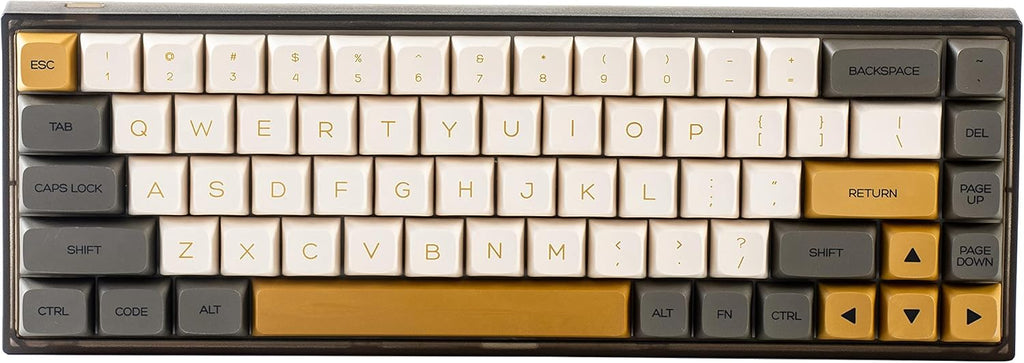 Hot Swappable Mechanical Keyboard 68-Key RGB Backlit Translucent ABS Case Z7596