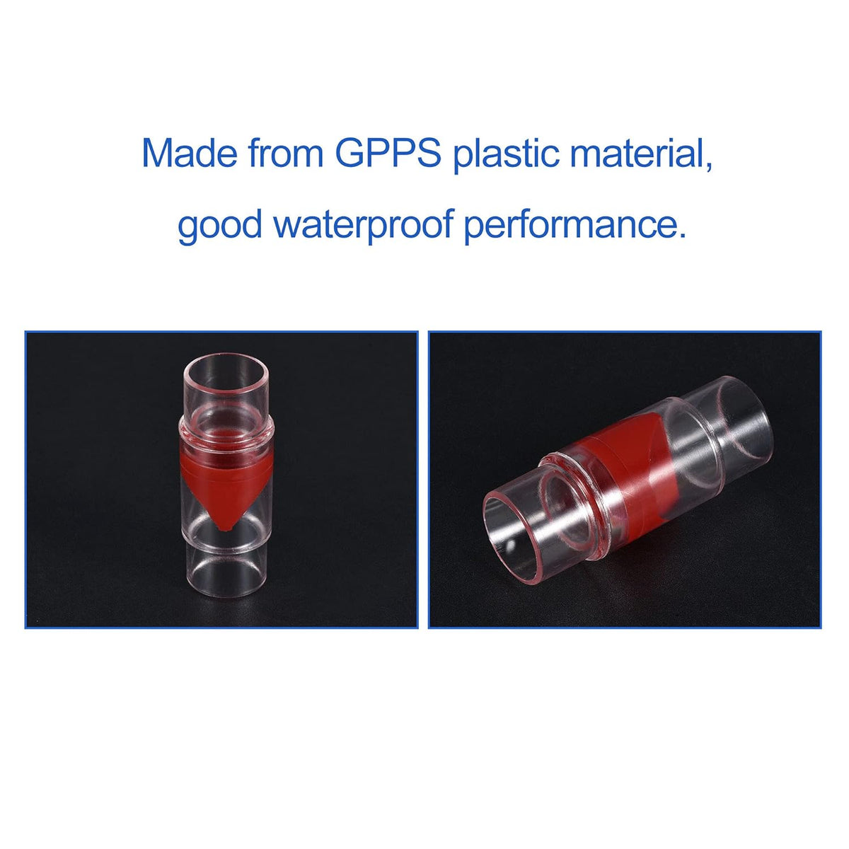 1-1/8 Inch Non Return Check Valves Plastic Pack of 2 Y102257
