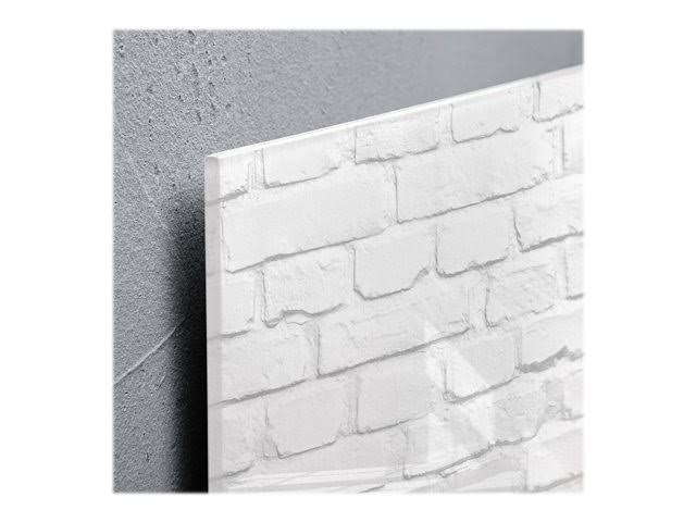 White Magnetic Glass Board D865599