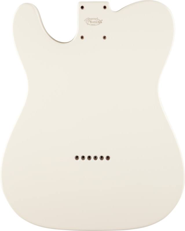 White Alder Telecaster Body with Bridge Mount G80092