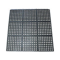 Black Rubber Kitchen Mats 4 Pack G526