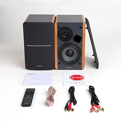 Powered Bookshelf Speakers with Wireless Wi-Fi Audio Streamer L1930