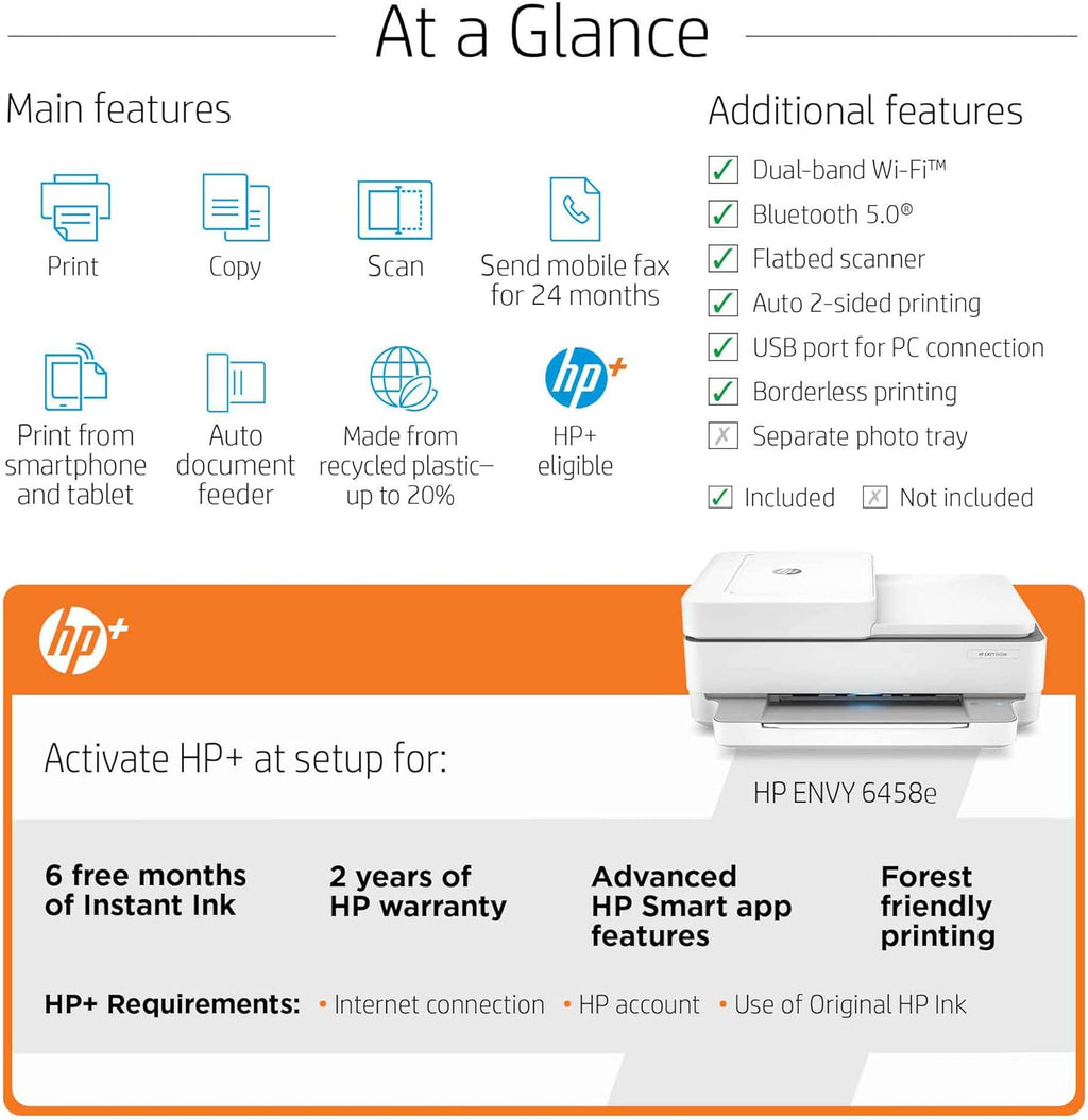 White Wireless Color Inkjet All-in-One Printer R7797