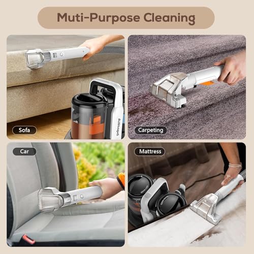 15Kpa Carpet & Upholstery Spot Cleaner with Dual Size Brush Head E36788