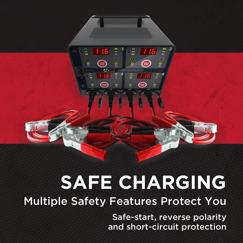 Automatic Smart Battery Charger/Maintainer 10 Amps 6V/12V 4-Bank B34417
