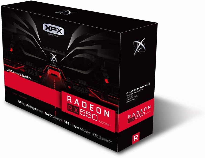 Radeon RX 550 4GB DDR5 Graphics Card J25112