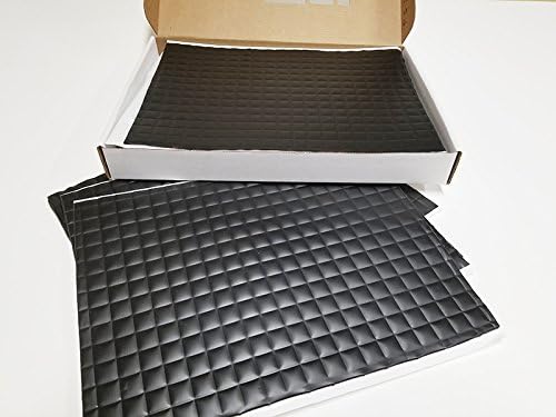 Black 80 mil Car Sound Deadening Mat 20 Sheets O47978