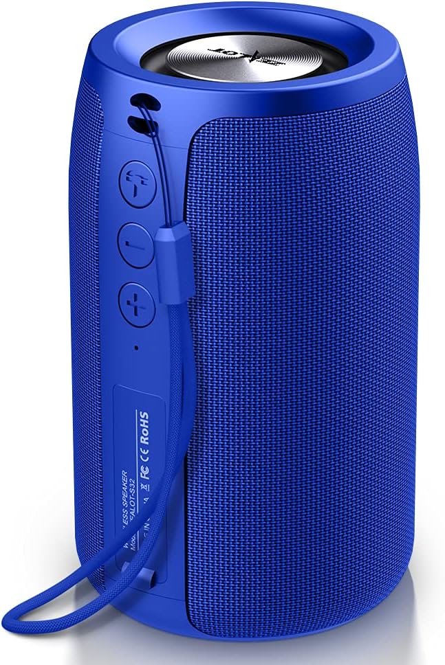 Portable Bluetooth Speaker, Mini Wireless Speaker Waterproof IPX5, Black G621