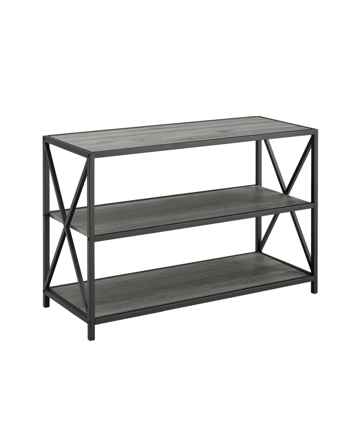 40x22 Industrial Wood Bookcase K13157