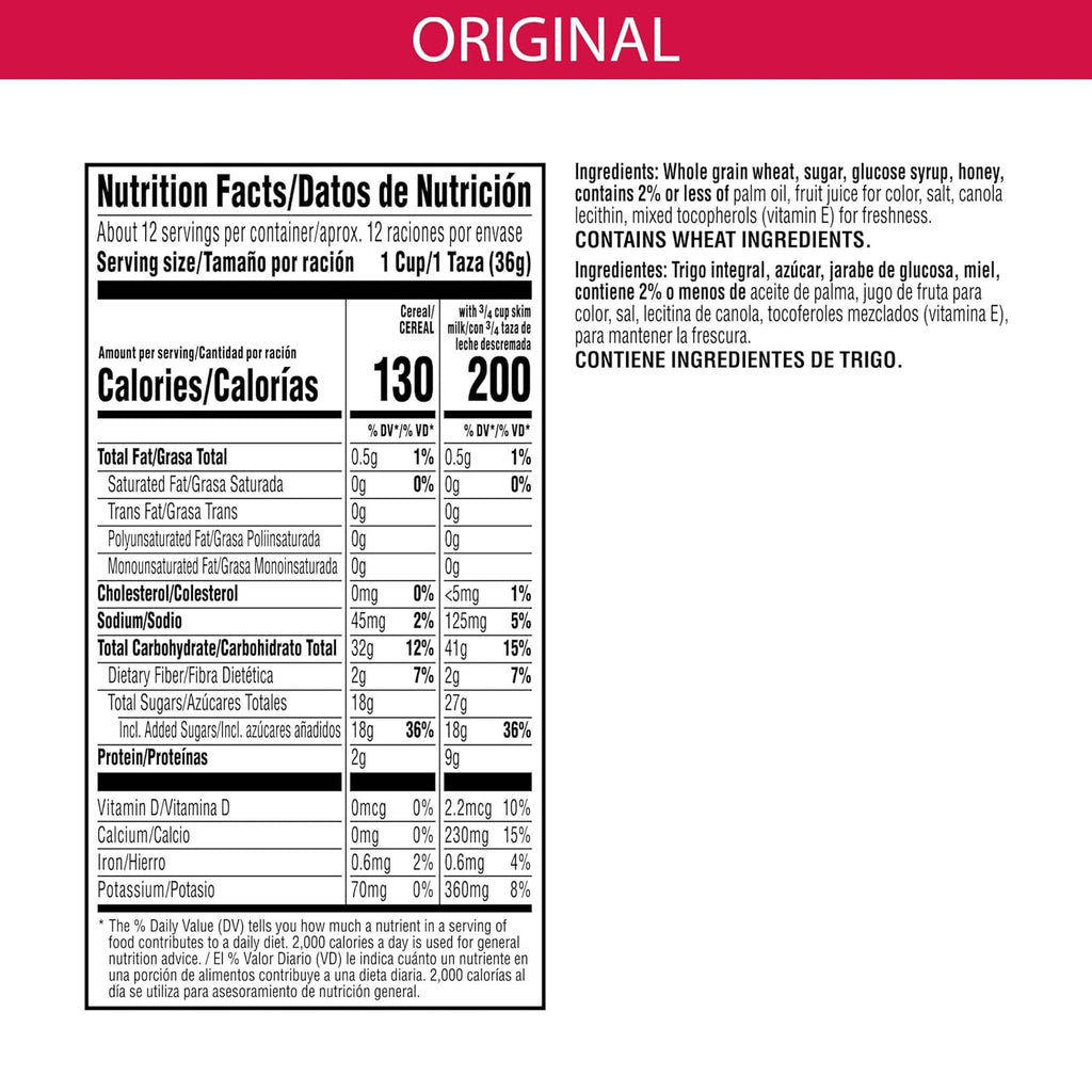 15.3oz Original Whole Grain Breakfast Cereal I1466