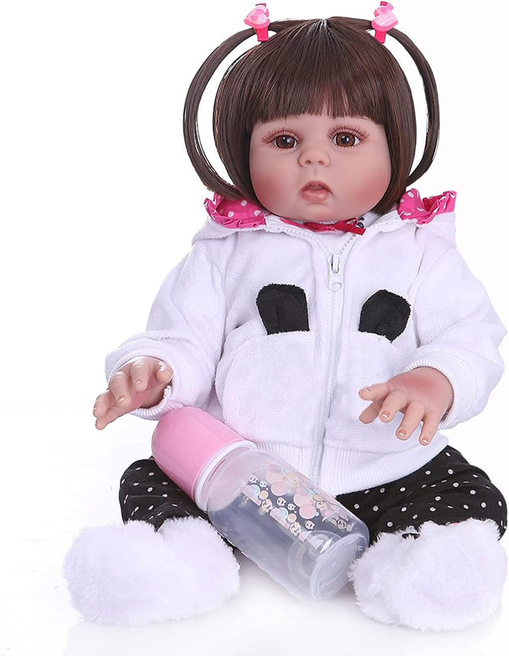 18inch 47cm Waterproof Soft Silicone Vinyl Full Body Reborn Baby Dolls V5459