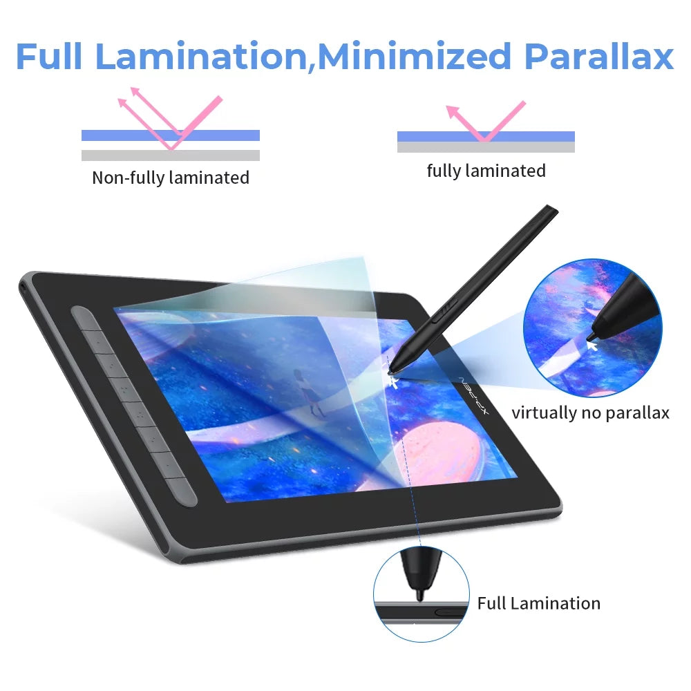 Pink 11.9in Graphics Display Digital Tablet C72692
