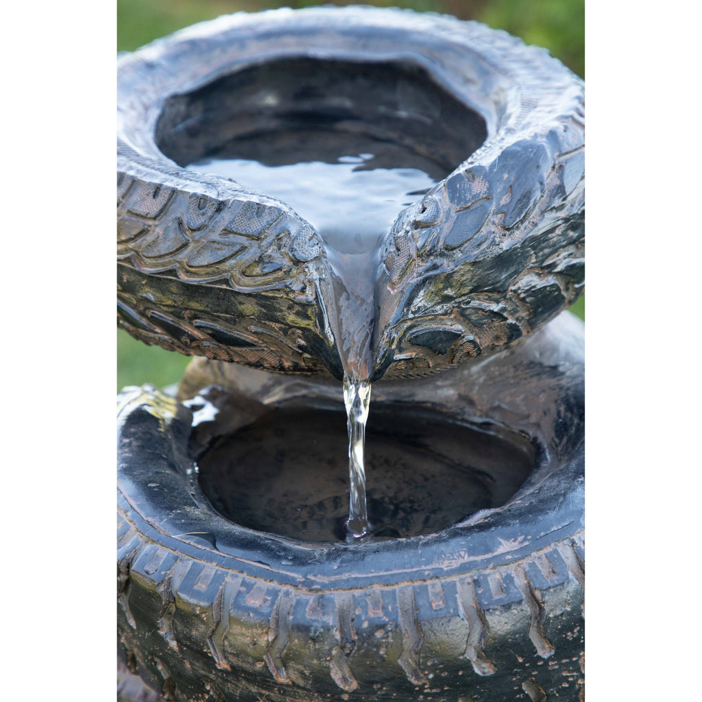 Cascading Fountain with LED Lights 31 inch Tall W95931